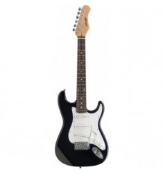 Stagg S Style 3/4 Scale Electric Guitar Black