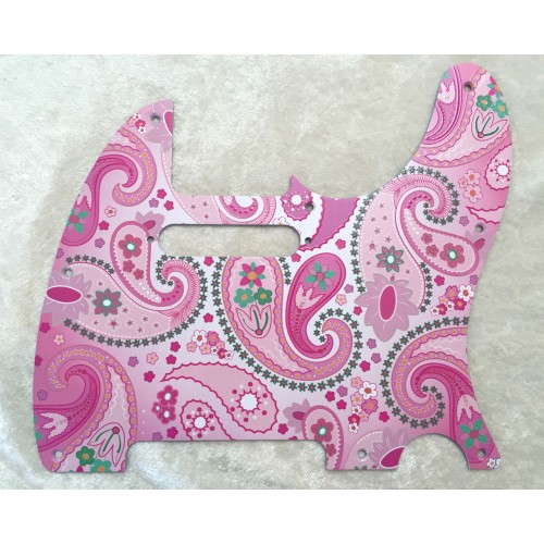 pink paisley telecaster pickguard