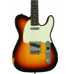 3-color Sunburst  Fender Custom Shop 1963 Time Machine Relic Telecaster