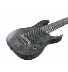 Ibanez RG9PB Solid Body Electric Guitar in Transparent Gray Flat Finish